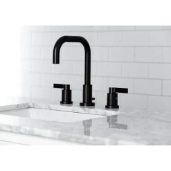Outlet NuvoFusion Widespread Bathroom Faucet with Brass Pop-Up 8