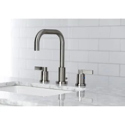 Outlet NuvoFusion Widespread Bathroom Faucet with Brass Pop-Up 8