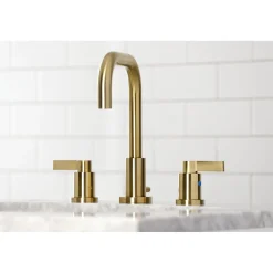 Outlet NuvoFusion Widespread Bathroom Faucet with Brass Pop-Up 8