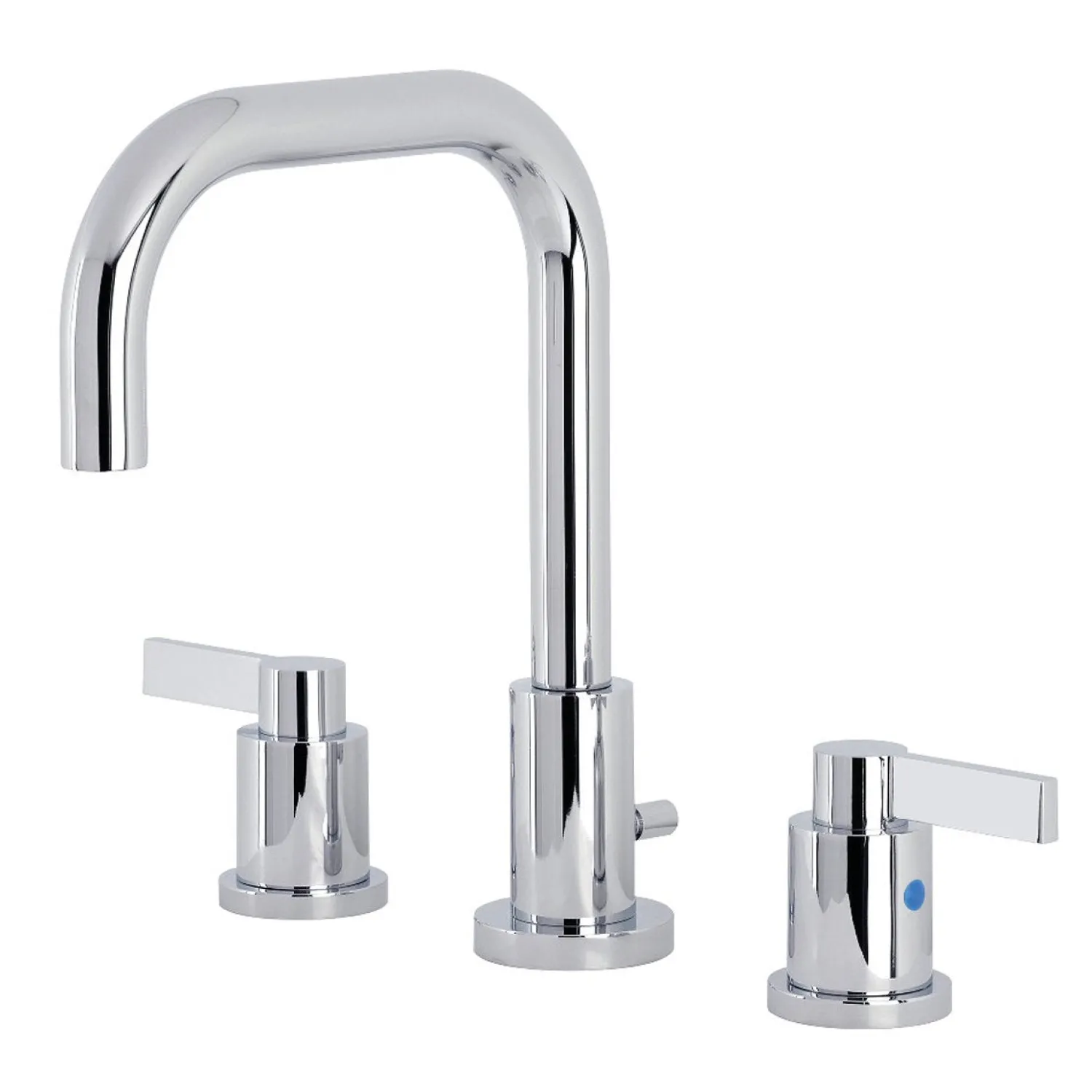 Outlet NuvoFusion Widespread Bathroom Faucet with Brass Pop-Up 8" Widespread