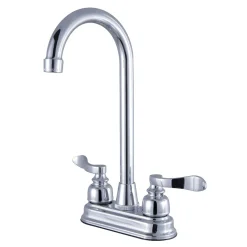 Hot NuWave French 4-Inch Centerset High-Arch Bar Faucet Bar Faucets