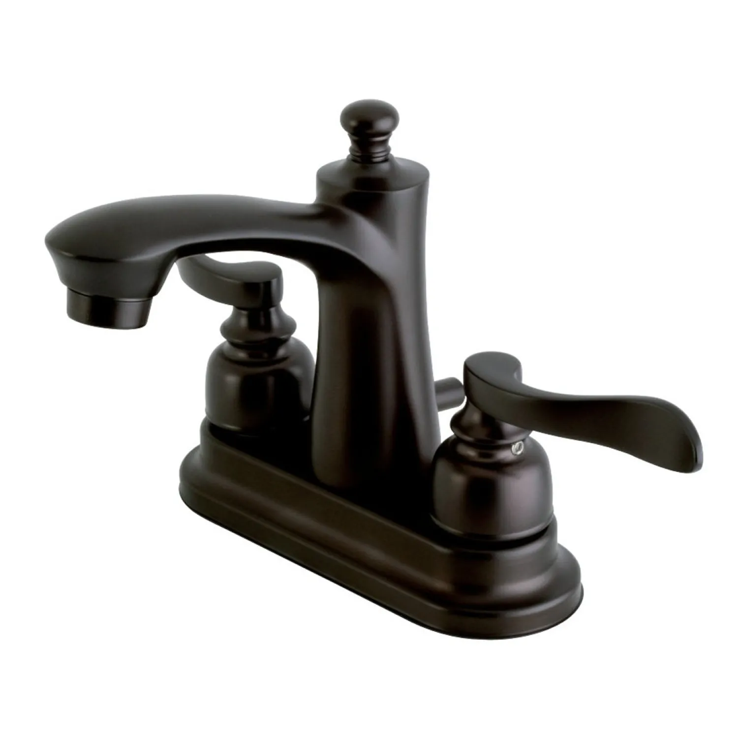 NuWave French Deck Mount 4" Centerset Bathroom Faucet 4" Center Set