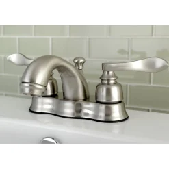 New NuWave French 2-Handle 4-Inch Centerset Bathroom Faucet 4