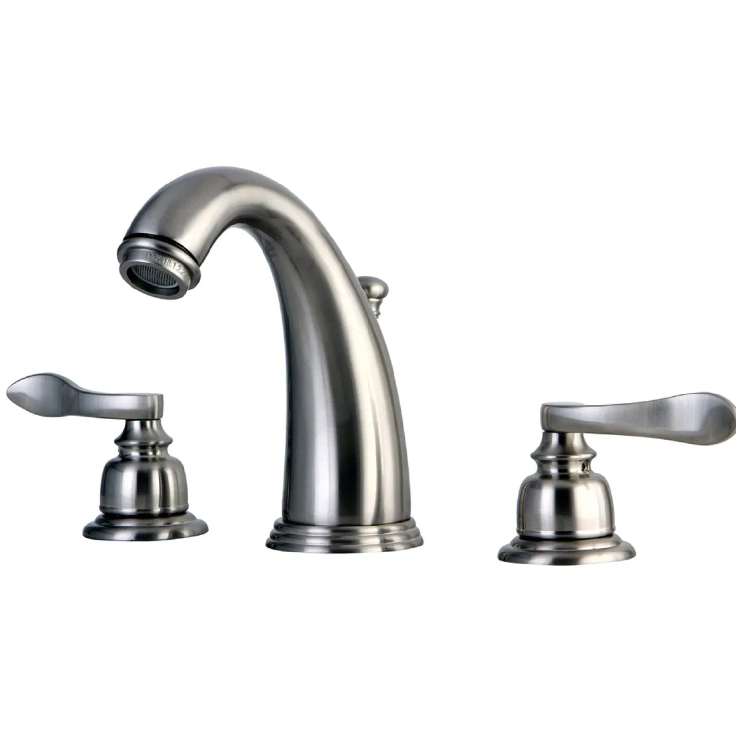 New NuWave French Widespread Lavatory Faucet with ABS/Brass Pop-up Tub Faucets