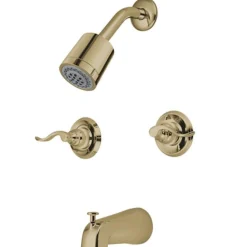 Sale NuWave French Tub and Shower Faucet with Two Handle Tub & Shower Sets