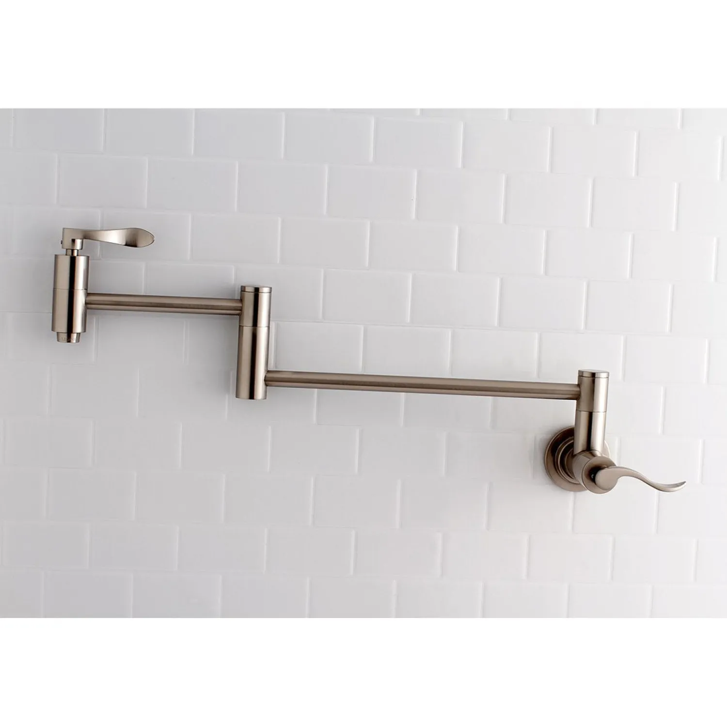 Sale NuWave Wall Mount Pot Filler Kitchen Faucet Wall Mounted Kitchen Faucets|Single Hole