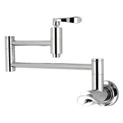 Sale NuWave Wall Mount Pot Filler Kitchen Faucet Wall Mounted Kitchen Faucets|Single Hole