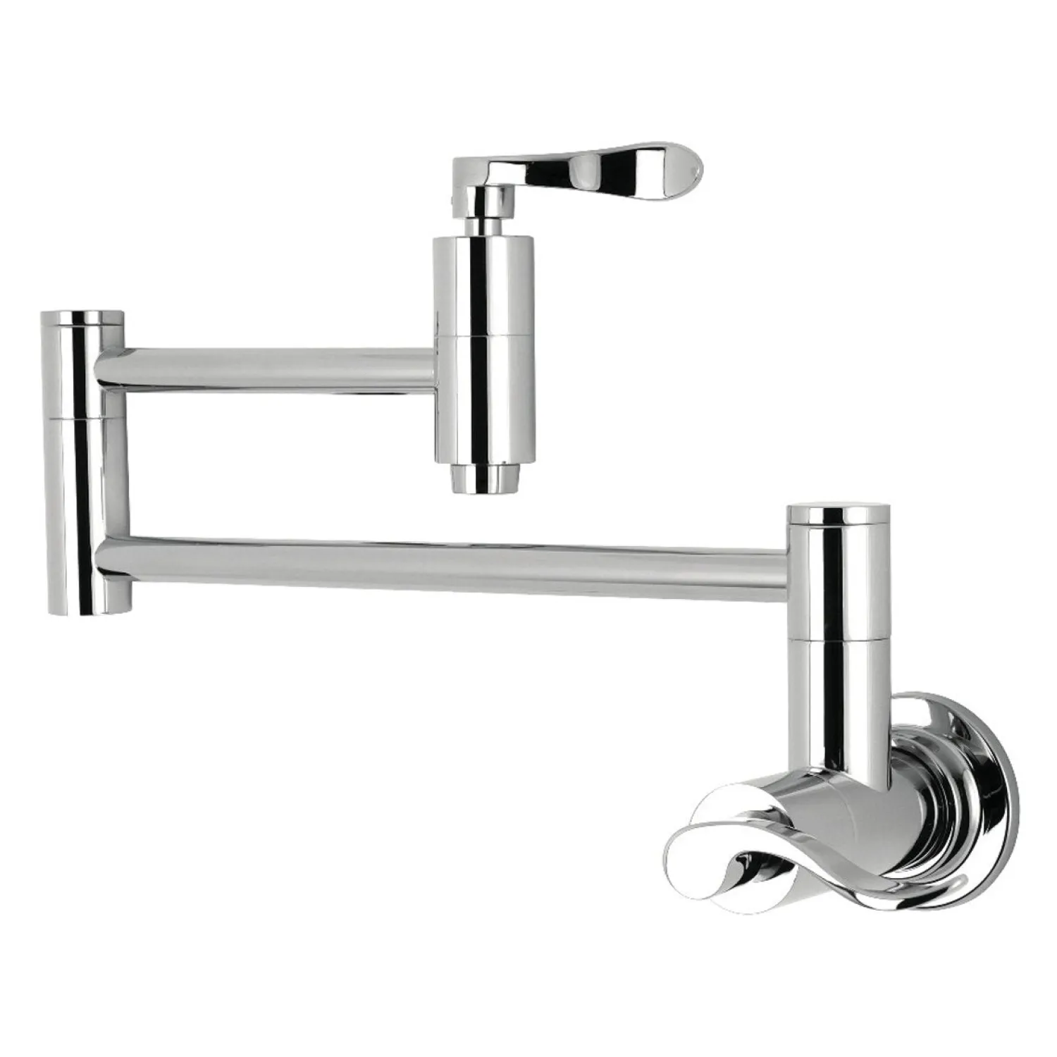 Sale NuWave Wall Mount Pot Filler Kitchen Faucet Wall Mounted Kitchen Faucets|Single Hole