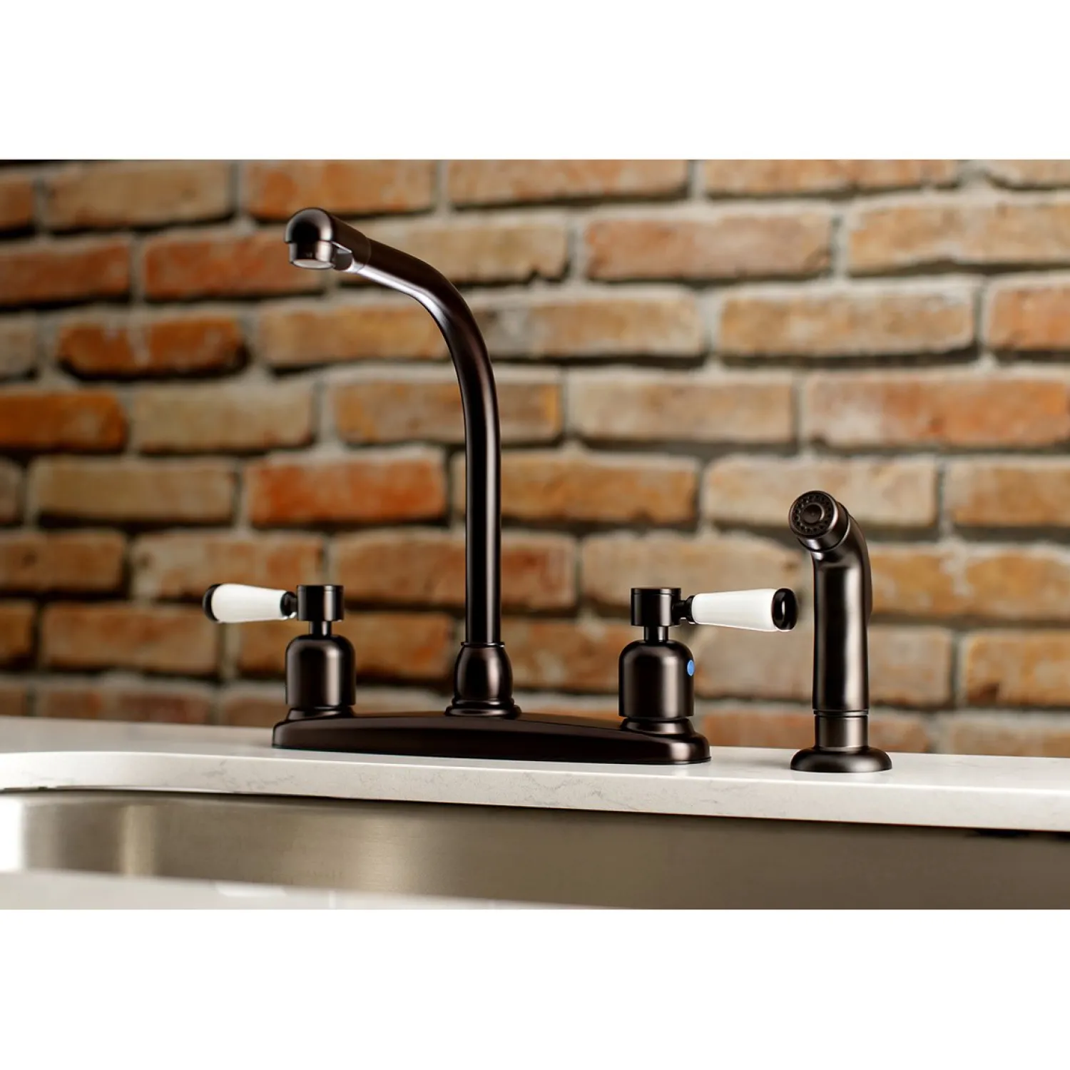 Online Paris Centerset Kitchen Faucet Faucets With Side Spray