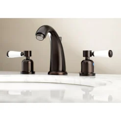 New Paris Deck Mount 8" Widespread Bathroom Faucet 8" Widespread