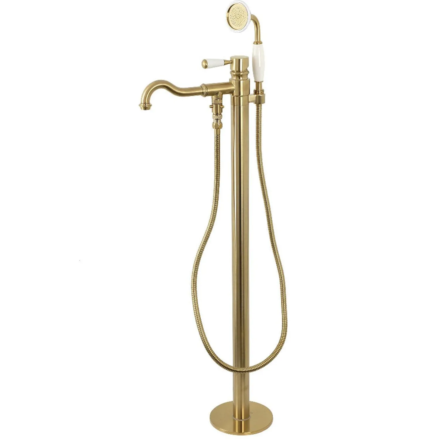 Discount Paris Freestanding Tub Faucet with Hand Shower Free Standing Tub Fillers|Tub Faucets