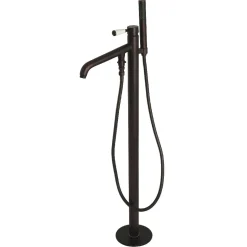 Hot Paris Single Hole Single Handle Freestanding Tub Faucet with Hand Shower Free Standing Tub Fillers|Tub Faucets