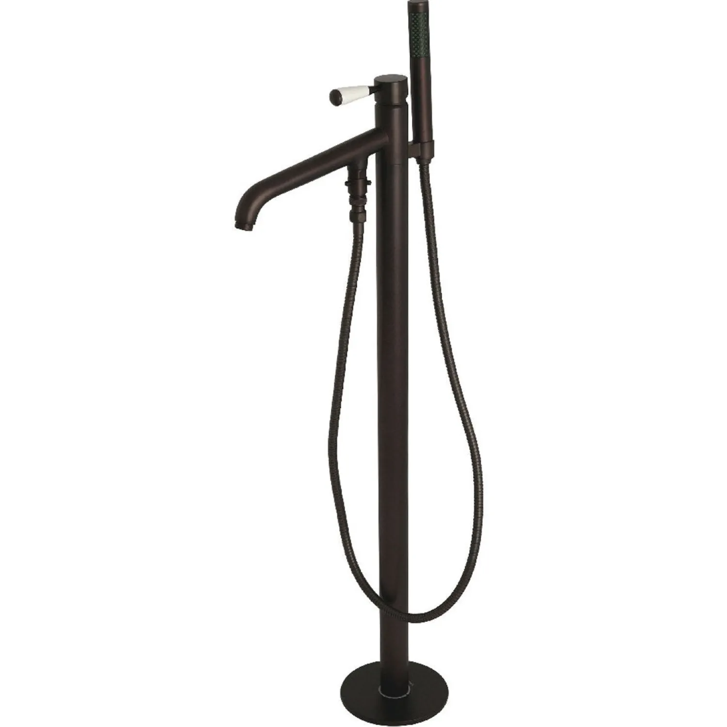 Hot Paris Single Hole Single Handle Freestanding Tub Faucet with Hand Shower Free Standing Tub Fillers|Tub Faucets