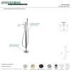 Hot Paris Single Handle Freestanding Tub Faucet with Hand Shower Free Standing Tub Fillers|Tub Faucets