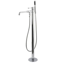 Hot Paris Single Handle Freestanding Tub Faucet with Hand Shower Free Standing Tub Fillers|Tub Faucets