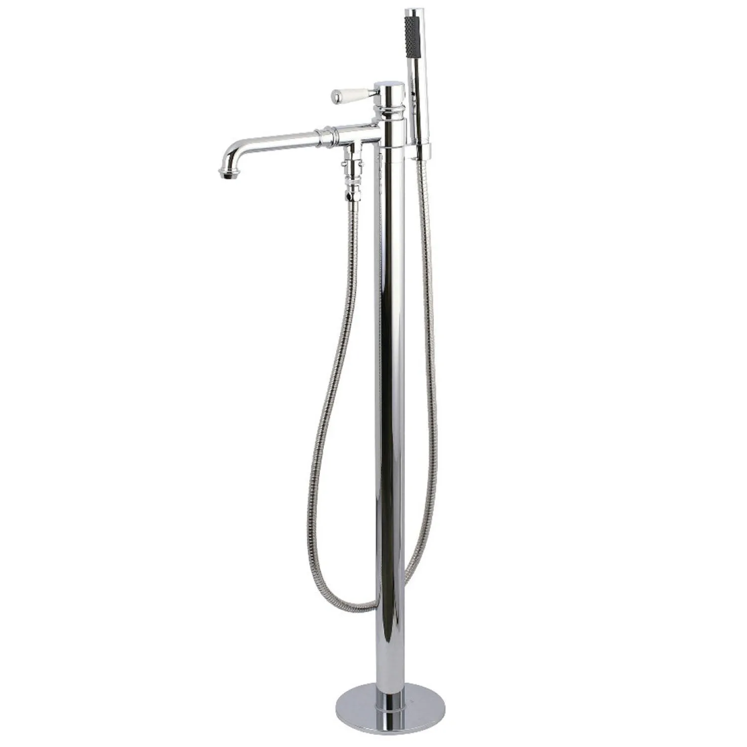 Hot Paris Single Handle Freestanding Tub Faucet with Hand Shower Free Standing Tub Fillers|Tub Faucets