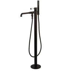 Hot Paris Single Handle Freestanding Tub Faucet with Hand Shower Free Standing Tub Fillers|Tub Faucets