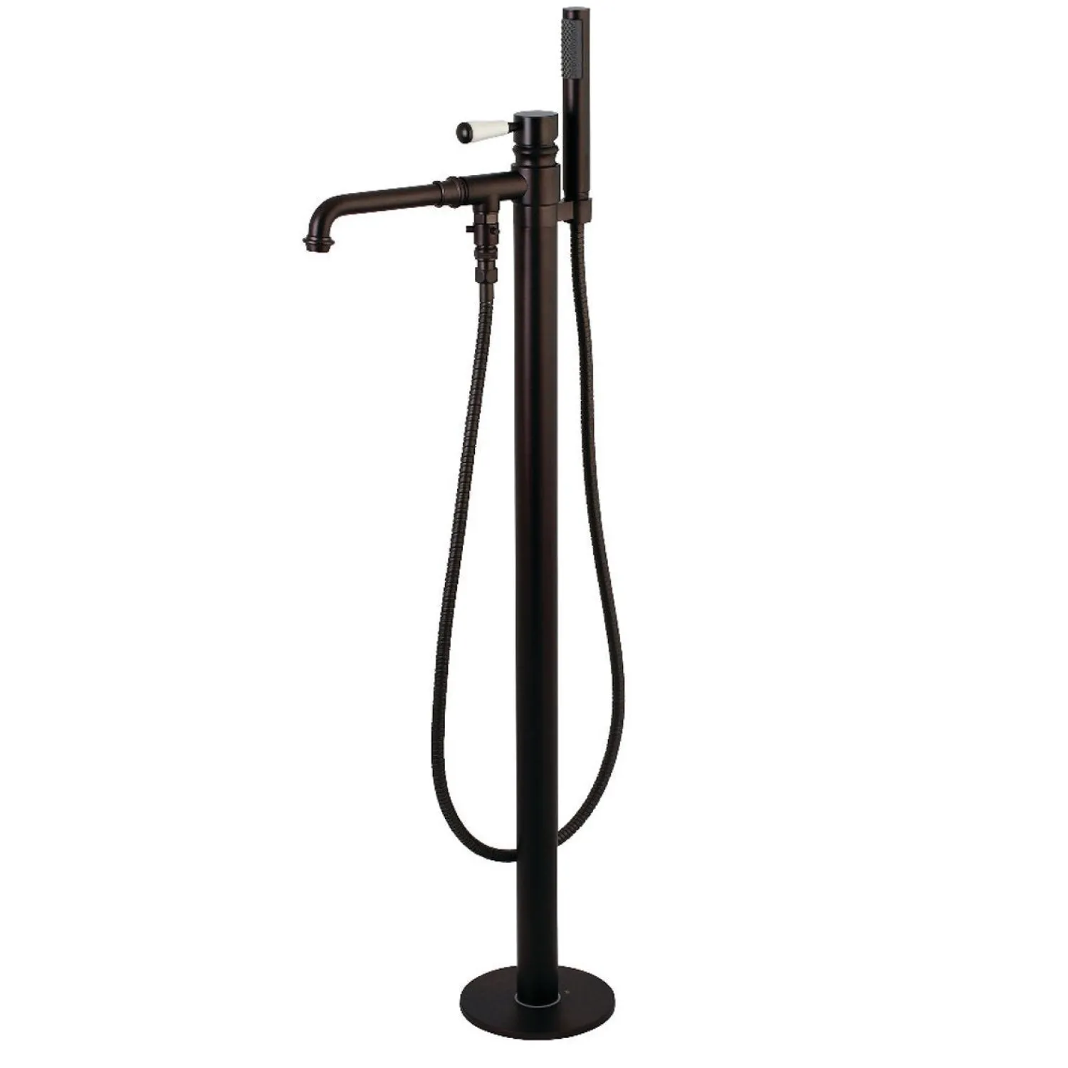 Hot Paris Single Handle Freestanding Tub Faucet with Hand Shower Free Standing Tub Fillers|Tub Faucets