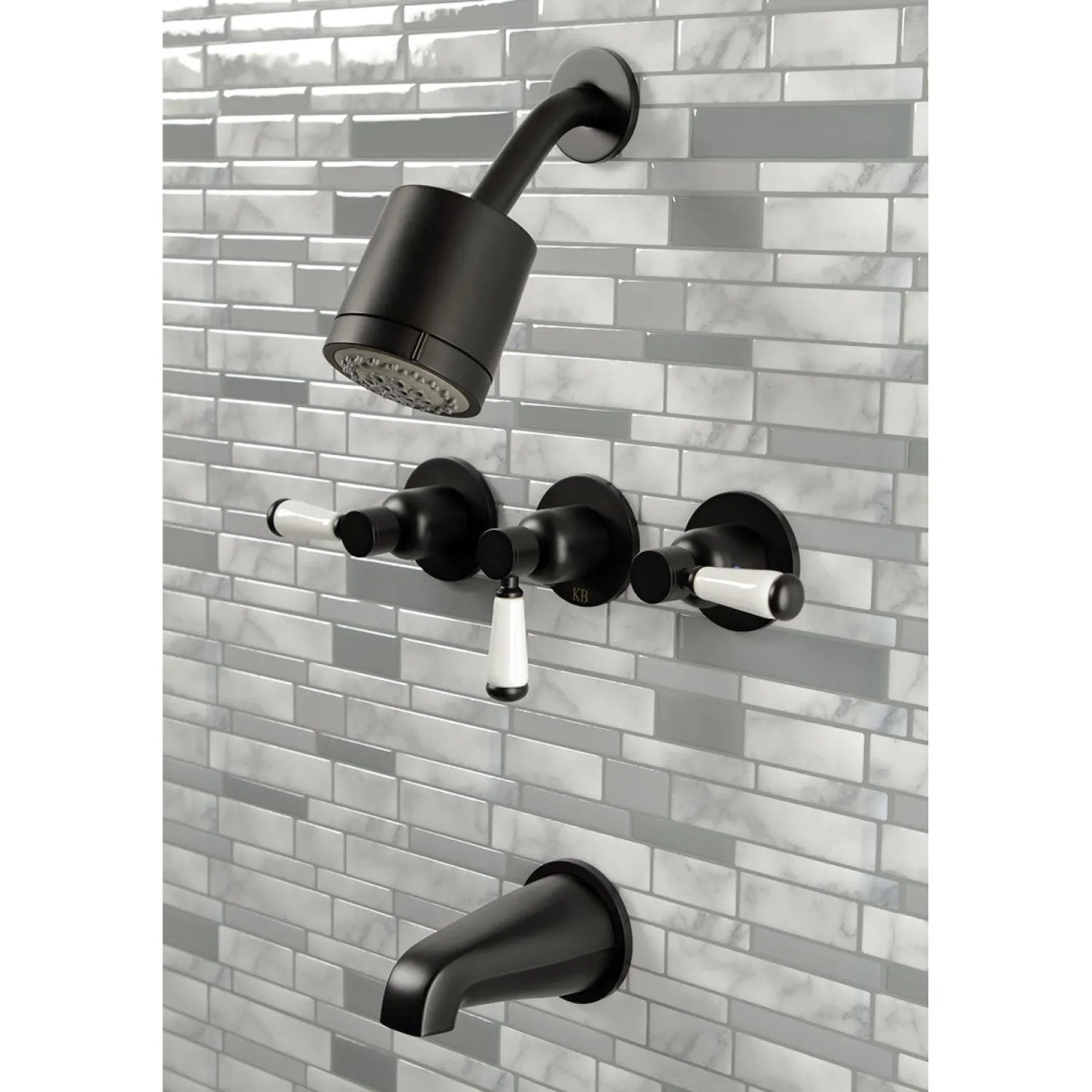 Clearance Paris Three-Handle Tub and Shower Faucet Tub & Shower Sets|Tub Faucets