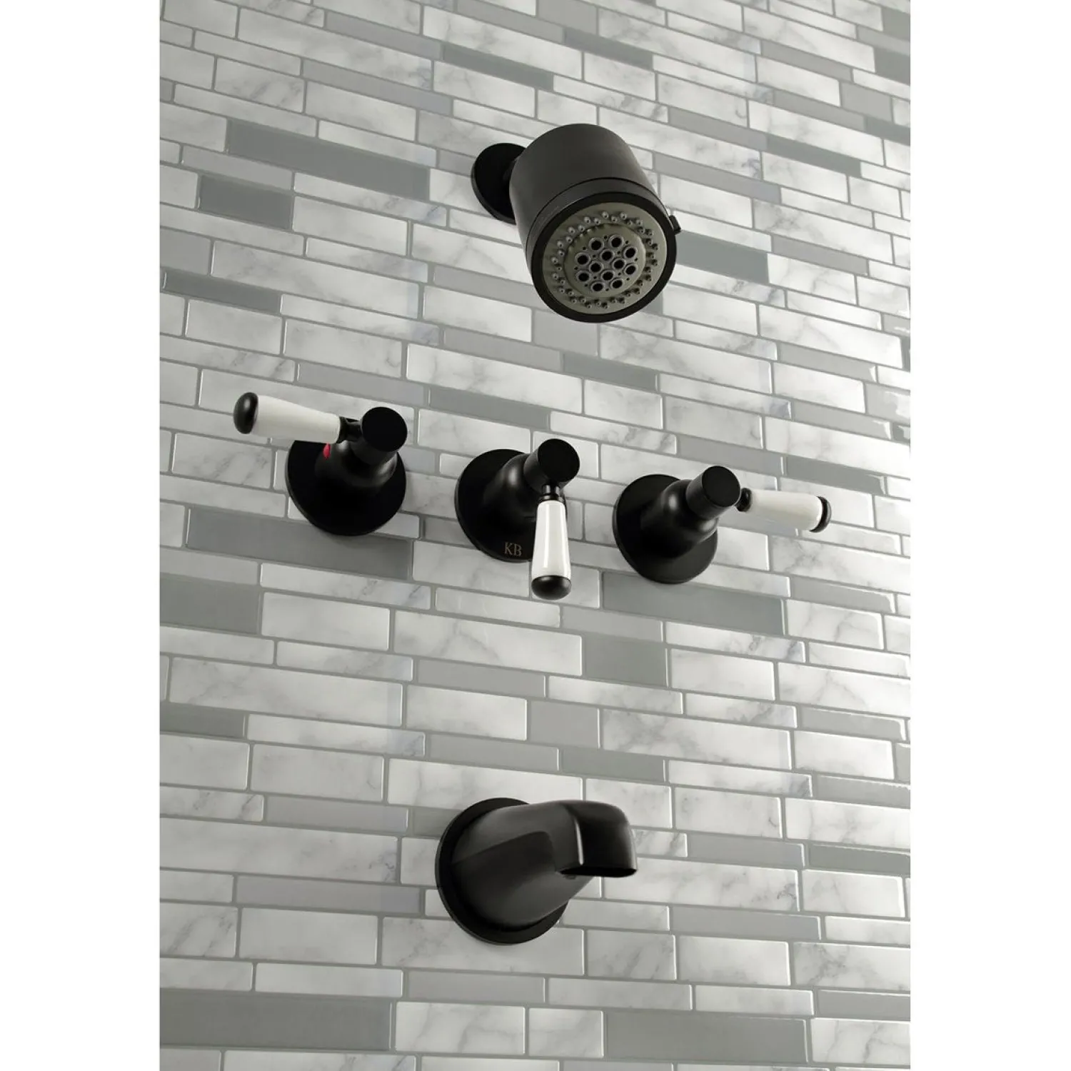 Clearance Paris Three-Handle Tub and Shower Faucet Tub & Shower Sets|Tub Faucets