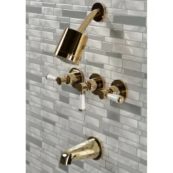 Clearance Paris Three-Handle Tub and Shower Faucet Tub & Shower Sets|Tub Faucets
