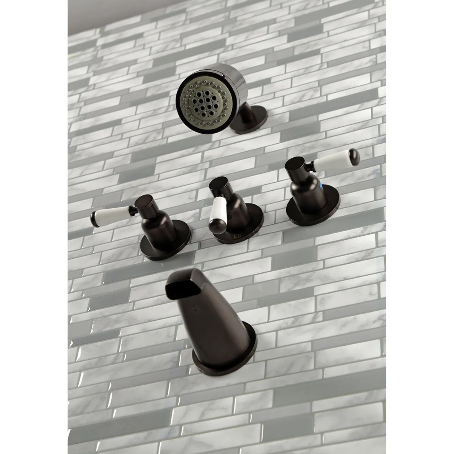 Clearance Paris Three-Handle Tub and Shower Faucet Tub & Shower Sets|Tub Faucets