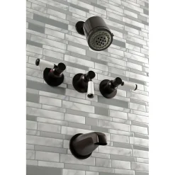 Clearance Paris Three-Handle Tub and Shower Faucet Tub & Shower Sets|Tub Faucets