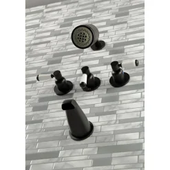 Clearance Paris Three-Handle Tub and Shower Faucet Tub & Shower Sets|Tub Faucets