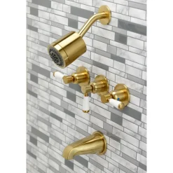 Discount Paris Three-Handle Tub and Shower Faucet Tub & Shower Sets