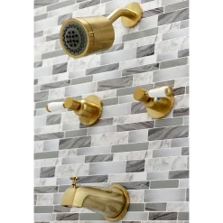 Hot Paris Two-Handle Tub and Shower Faucet Tub & Shower Sets