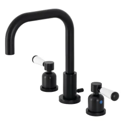 Discount Paris Widespread Bathroom Faucet with Brass Pop-Up 8
