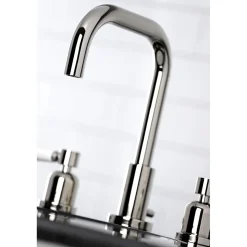 Discount Paris Widespread Bathroom Faucet with Brass Pop-Up 8