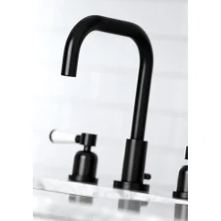 Discount Paris Widespread Bathroom Faucet with Brass Pop-Up 8