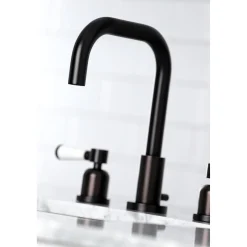 Discount Paris Widespread Bathroom Faucet with Brass Pop-Up 8