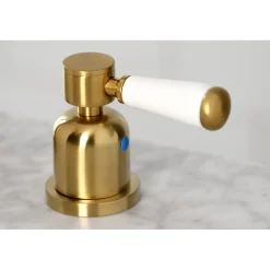 Discount Paris Widespread Bathroom Faucet with Brass Pop-Up 8