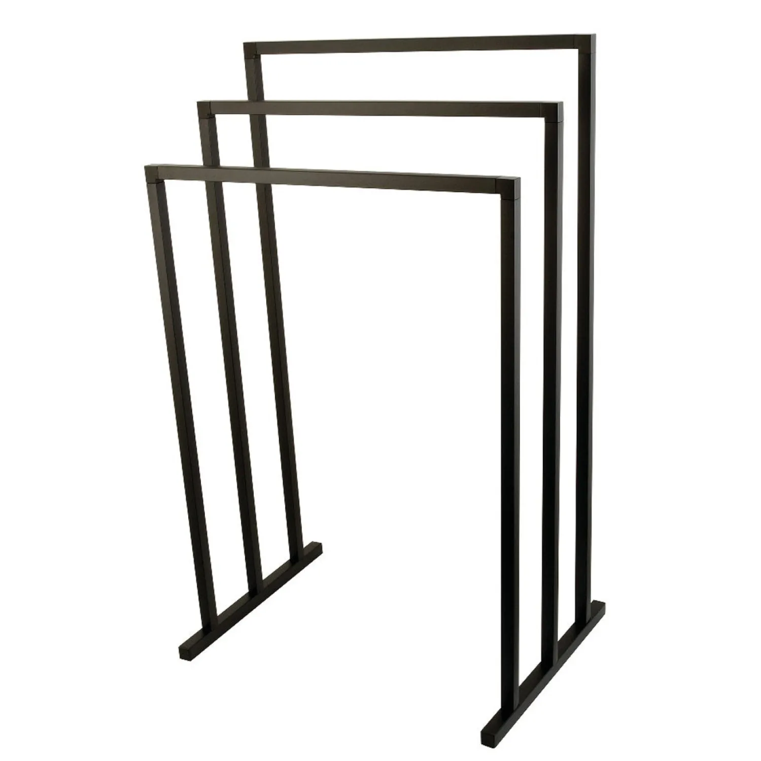 Online Pedestal 3-Tier Steel Construction Towel Rack Free-Standing Towel Racks