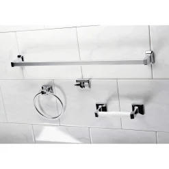 Clearance 4-Piece Bathroom Accessory Set in Polished Chrome Accessory Packages