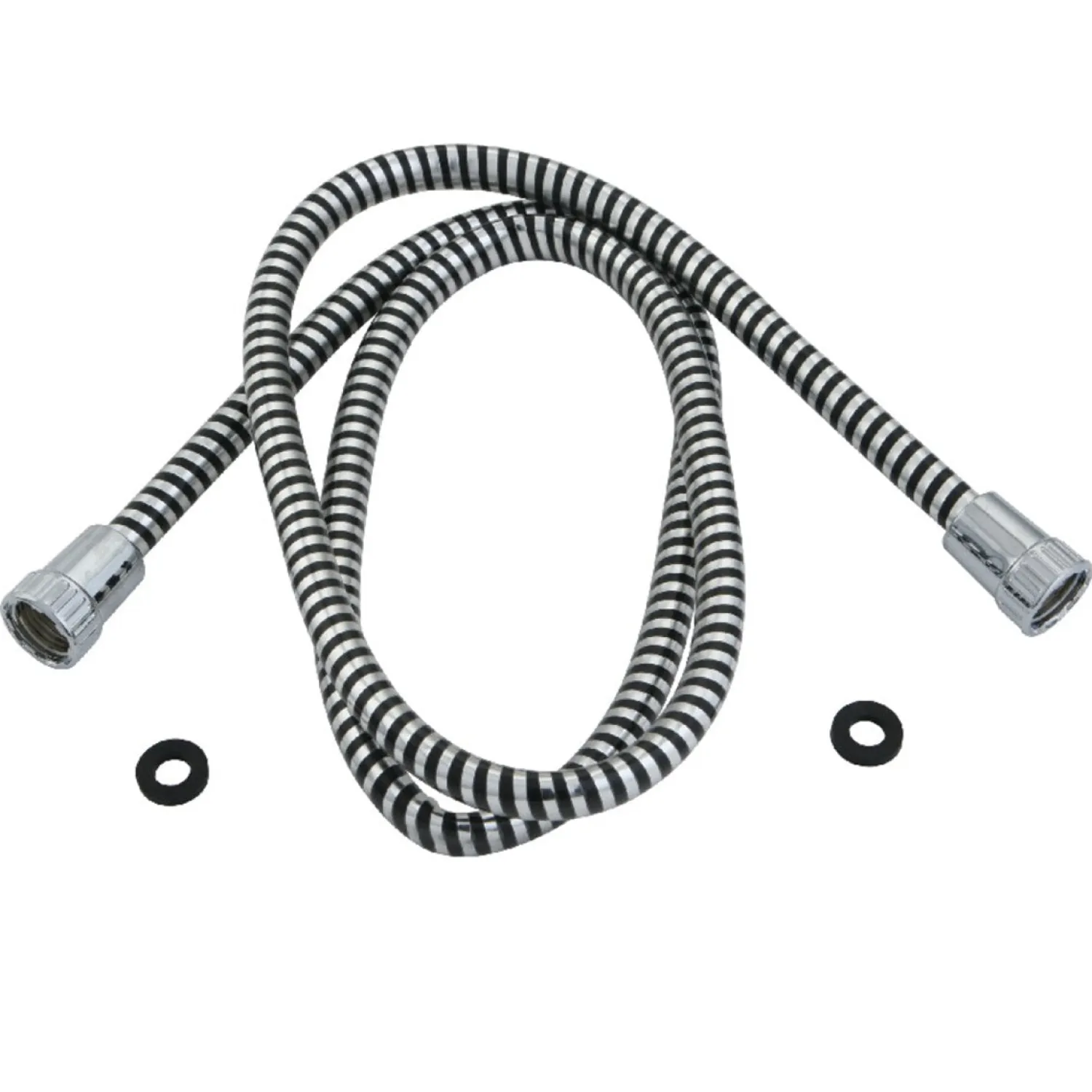 59" Plastic Hose For KX2101 and KX2522 Series in Black and Silver Handheld Shower Heads