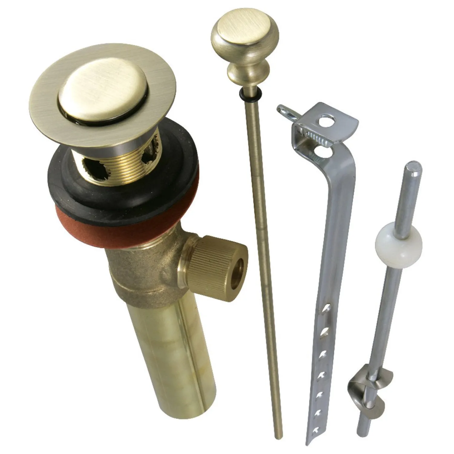 Pop-Up Drain with Overflow Sink Drains|Overflow Bathroom Sink Drains