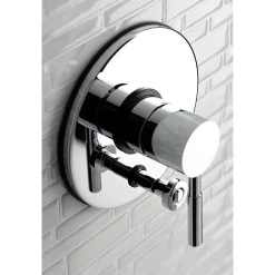 Best Pressure Balance Valve Trim Only Without Shower and Tub Spout in Polished Chrome in Polished Chrome Tub & Shower Sets