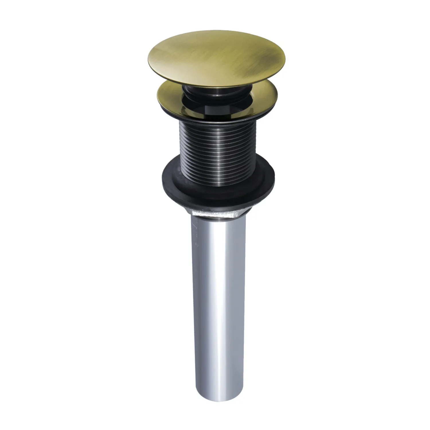 Sale Push Pop-Up Drain without Overflow Sink Drains|Overflow Bathroom Sink Drains