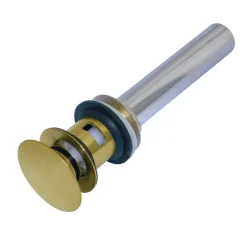 New Push Pop-Up Drain with Overflow Hole Sink Drains|Overflow Bathroom Sink Drains