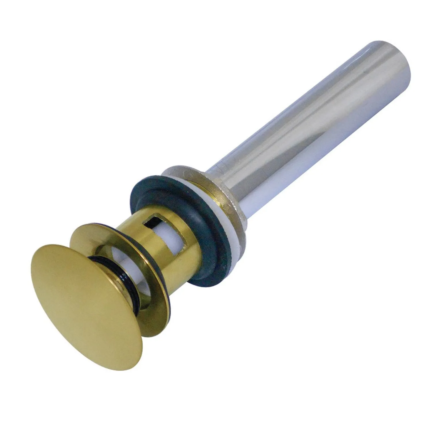 New Push Pop-Up Drain with Overflow Hole Sink Drains|Overflow Bathroom Sink Drains
