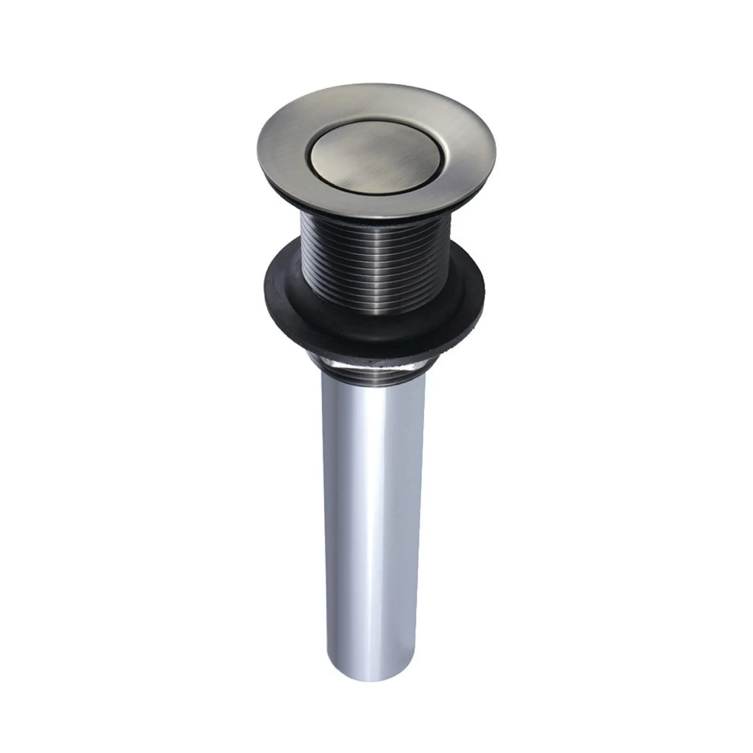 Push Pop-Up Drain without Overflow Hole Sink Drains|Overflow Bathroom Sink Drains