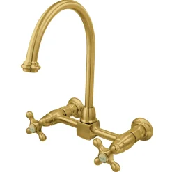 Discount Restoration 8" Centerset Wall Mount Kitchen Faucet Wall Mounted Kitchen Faucets