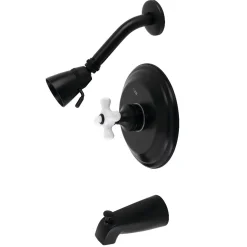 Outlet Restoration Cross Handle Tub and Shower Faucet Tub & Shower Sets