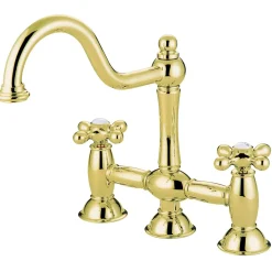 Discount Restoration Deck Mount Kitchen Bridge Faucet Bridge Faucets