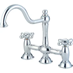 Discount Restoration Deck Mount Kitchen Bridge Faucet Bridge Faucets