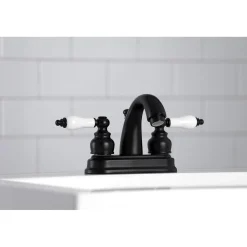 Discount Restoration Deck Mount 4-Inch Centerset Bathroom Faucet 4
