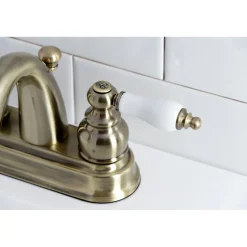 Discount Restoration Deck Mount 4-Inch Centerset Bathroom Faucet 4